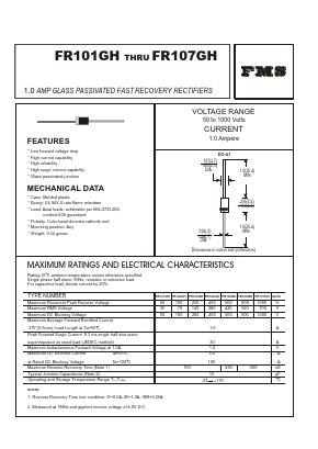 FR101GH Datasheet PDF Formosa Technology