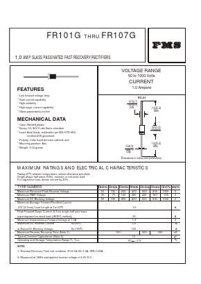 FR101G Datasheet PDF Formosa Technology