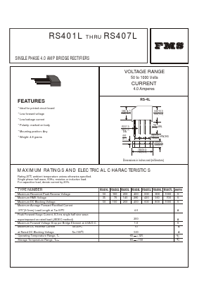 RS404L Datasheet PDF Formosa Technology
