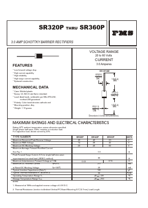 SR320P Datasheet PDF Formosa Technology