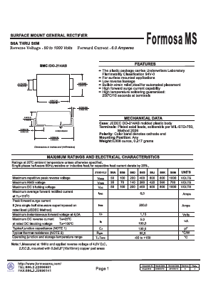 S6D Datasheet PDF Formosa Technology
