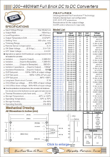 IMT200-150-12 Datasheet PDF Fran Mar International