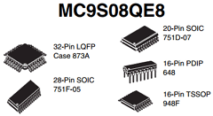 MC9S08QE8C28 Datasheet PDF Freescale Semiconductor