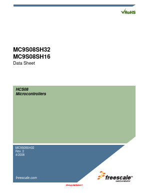 MC9S08SH32CWL Datasheet PDF Freescale Semiconductor