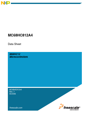 MC68HC812A4 Datasheet PDF Freescale Semiconductor