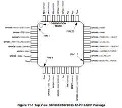 56F8033 Datasheet PDF Freescale Semiconductor
