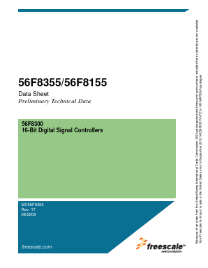 MC56F8155E Datasheet PDF Freescale Semiconductor