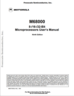 MC68HC000 Datasheet PDF Freescale Semiconductor
