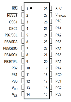 MC68HC05E5P Datasheet PDF Freescale Semiconductor