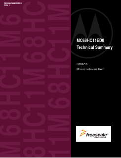 MC68HC11ED0 Datasheet PDF Freescale Semiconductor