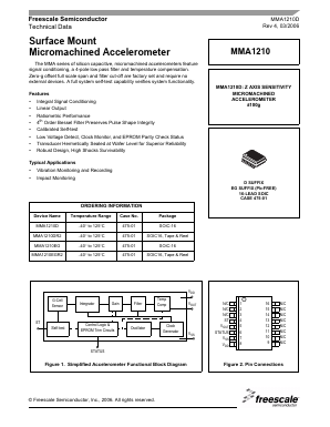 MMA1210EG Datasheet PDF Freescale Semiconductor