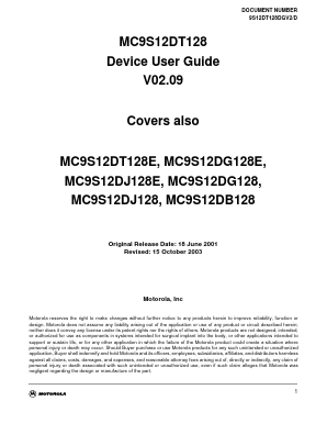 S12MEBIV3/D Datasheet PDF Freescale Semiconductor