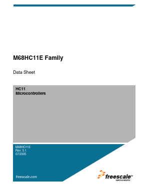 MC68HC11E9BCFNE2 Datasheet PDF Freescale Semiconductor