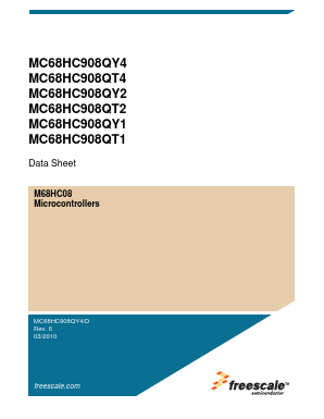 MC908QY4 Datasheet PDF Freescale Semiconductor