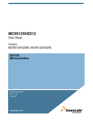MC9S12XHZ512VAL Datasheet PDF Freescale Semiconductor