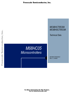 MC68HC705C8AFNE Datasheet PDF Freescale Semiconductor