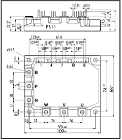 6MBP75RA-120 Datasheet PDF Fuji Electric