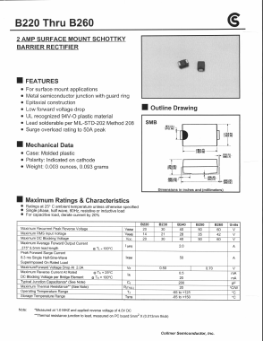 B220 Datasheet PDF Fuji Electric