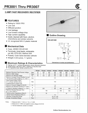 PR3003 Datasheet PDF Fuji Electric