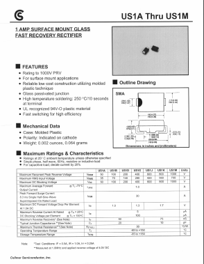 US1M Datasheet PDF Fuji Electric