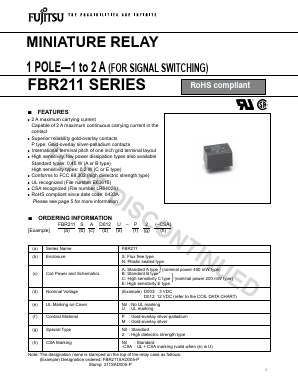 FBR211NBD001U-P Datasheet PDF Fuji Electric