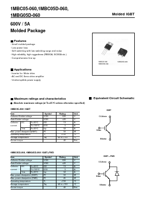 1MBC05-060 Datasheet PDF Fuji Electric