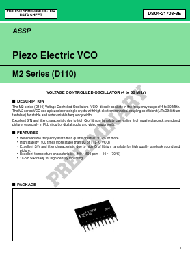 FAR-M2SC-12M288-D110 Datasheet PDF Fujitsu
