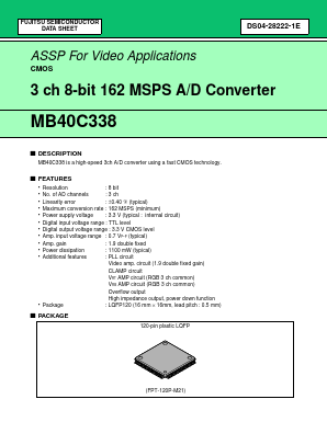 MB40C338 Datasheet PDF Fujitsu