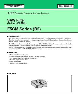 F5CM Datasheet PDF Fujitsu