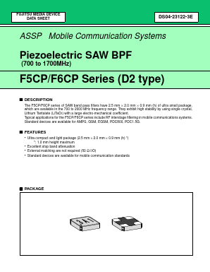 FAR-F5CP-881M50-D204-W Datasheet PDF Fujitsu
