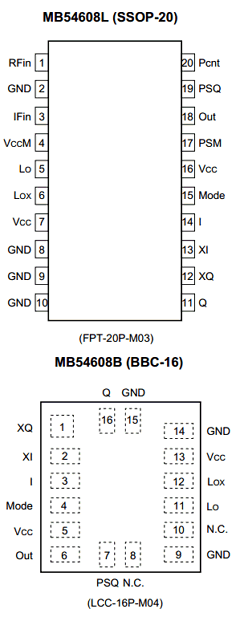 MB54608B Datasheet PDF Fujitsu