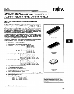 MB8421 Datasheet PDF Fujitsu