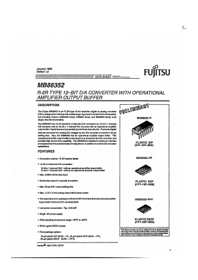 MB88352-PF Datasheet PDF Fujitsu