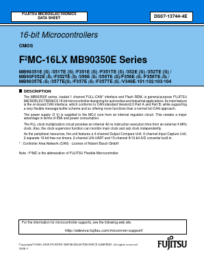 MB90357ES Datasheet PDF Fujitsu