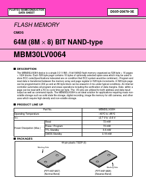 MBM30LV0064-PFTN Datasheet PDF Fujitsu