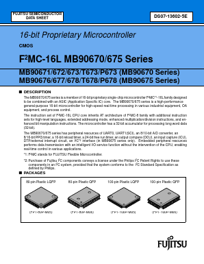 MB90671 Datasheet PDF Fujitsu