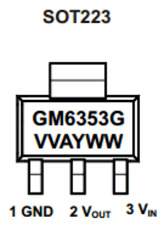 GM6353-1.5ST3R Datasheet PDF Gamma Microelectronics Inc.