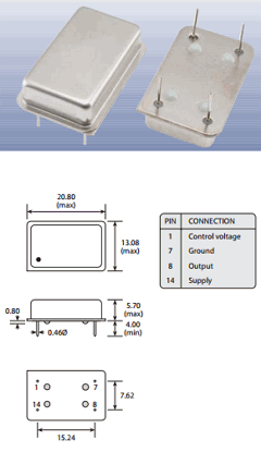 GVXO-42SC Datasheet PDF Golledge Electronics Ltd
