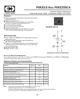 P6KE22 Datasheet PDF GOOD-ARK
