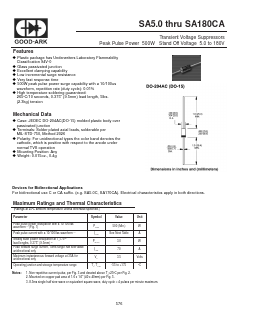 SA180C Datasheet PDF GOOD-ARK