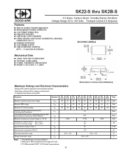 SK22-S Datasheet PDF GOOD-ARK