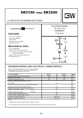 SR3150 Datasheet PDF Goodwork Semiconductor Co., Ltd.
