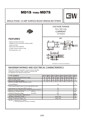 MD4S Datasheet PDF Goodwork Semiconductor Co., Ltd.