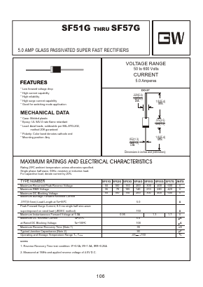 SF55G Datasheet PDF Goodwork Semiconductor Co., Ltd.