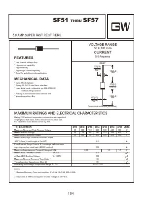 SF55 Datasheet PDF Goodwork Semiconductor Co., Ltd.