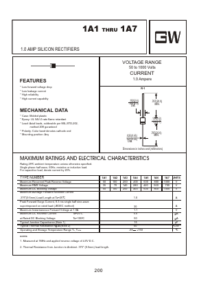 1A3 Datasheet PDF Goodwork Semiconductor Co., Ltd.