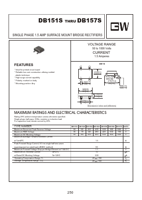 DB156S Datasheet PDF Goodwork Semiconductor Co., Ltd.