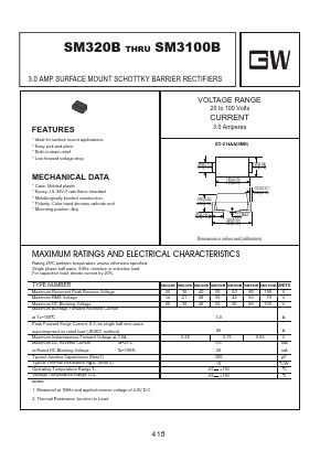 SM3100B Datasheet PDF Goodwork Semiconductor Co., Ltd.