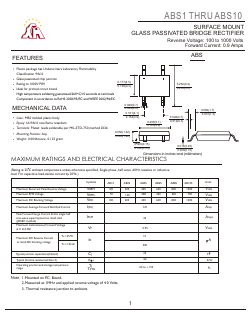 AB1S Datasheet PDF Gaomi Xinghe Electronics Co., Ltd.