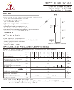 SR160 Datasheet PDF Gaomi Xinghe Electronics Co., Ltd.
